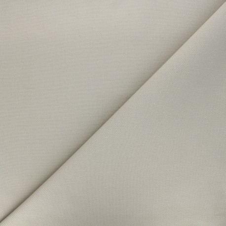 Tissu coton sergé taupe x 10cm