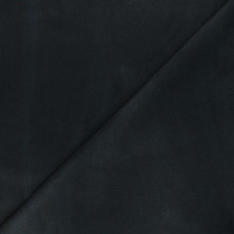 Tissu Suédine Solveig noir x 10cm