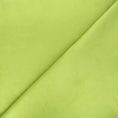 Tissu Suédine Solveig anis x 10cm