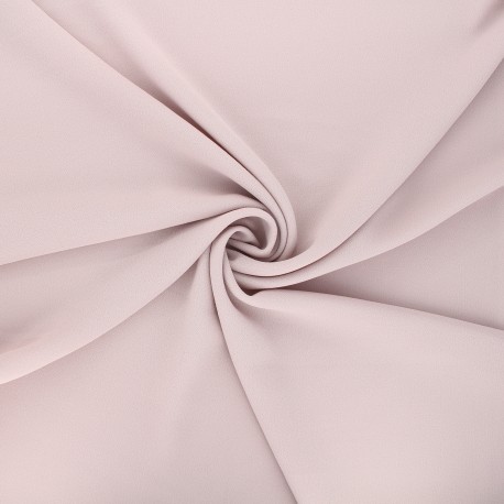 Tissu crèpe léger vieux rose x 10cm