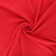 Tissu crèpe léger rouge x 10cm
