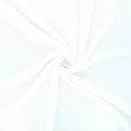 Tissu crèpe léger écru x 10cm