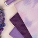 Tissu coton Cotton Steel Sundown - Morning dew - lilas x 10cm