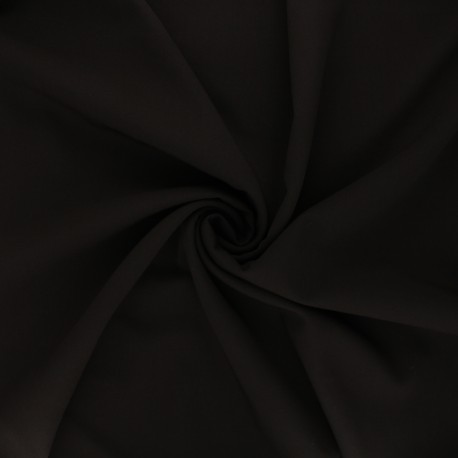 Tissu Gabardine Lycra légère - marron x 10cm