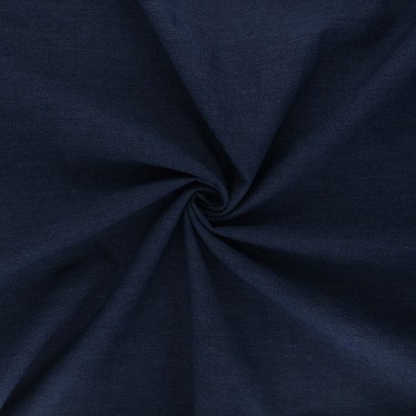 Tissu polycoton - denim brut x 10cm