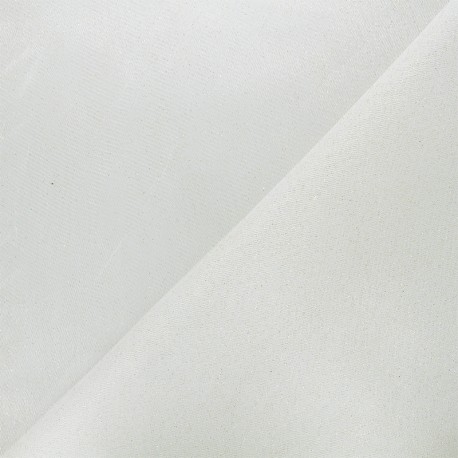 Tulle souple pailletté au mètre Ecru