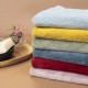 Tissu éponge Bambou - bleu denim x 10cm