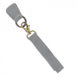 Patte Mousqueton cuir Lazy Gray V2