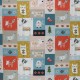 Tissu coton Dashwood Studio Winterfolk - Animaux d'hiver x 10cm