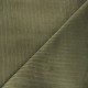 Tissu velours grosses côtes - vert army x 10cm