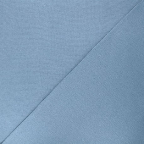 Jersey tubulaire Bio - bleu givré x 10cm