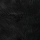 Tissu fourrure poil long Yéti - noir x 10cm