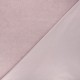 Tissu jersey éponge Cosy - rose dragée x 10cm