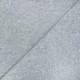 Tissu jersey éponge Cosy - gris chiné x 10cm