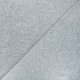 Tissu jersey éponge Cosy - gris chiné x 10cm