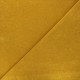 Tissu jersey éponge Cosy - jaune moutarde x 10cm