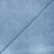 Tissu jersey éponge Cosy - bleu x 10cm