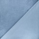 Tissu jersey éponge Cosy - bleu x 10cm