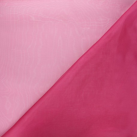 Tissu Organza framboise x 50cm