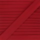 Biais Coton Bio 20 mm - Rouge