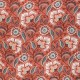Tissu viscose radiance Art'fleur by Penelope® - terracotta x 10cm