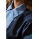 Tissu Chambray navy x 10cm