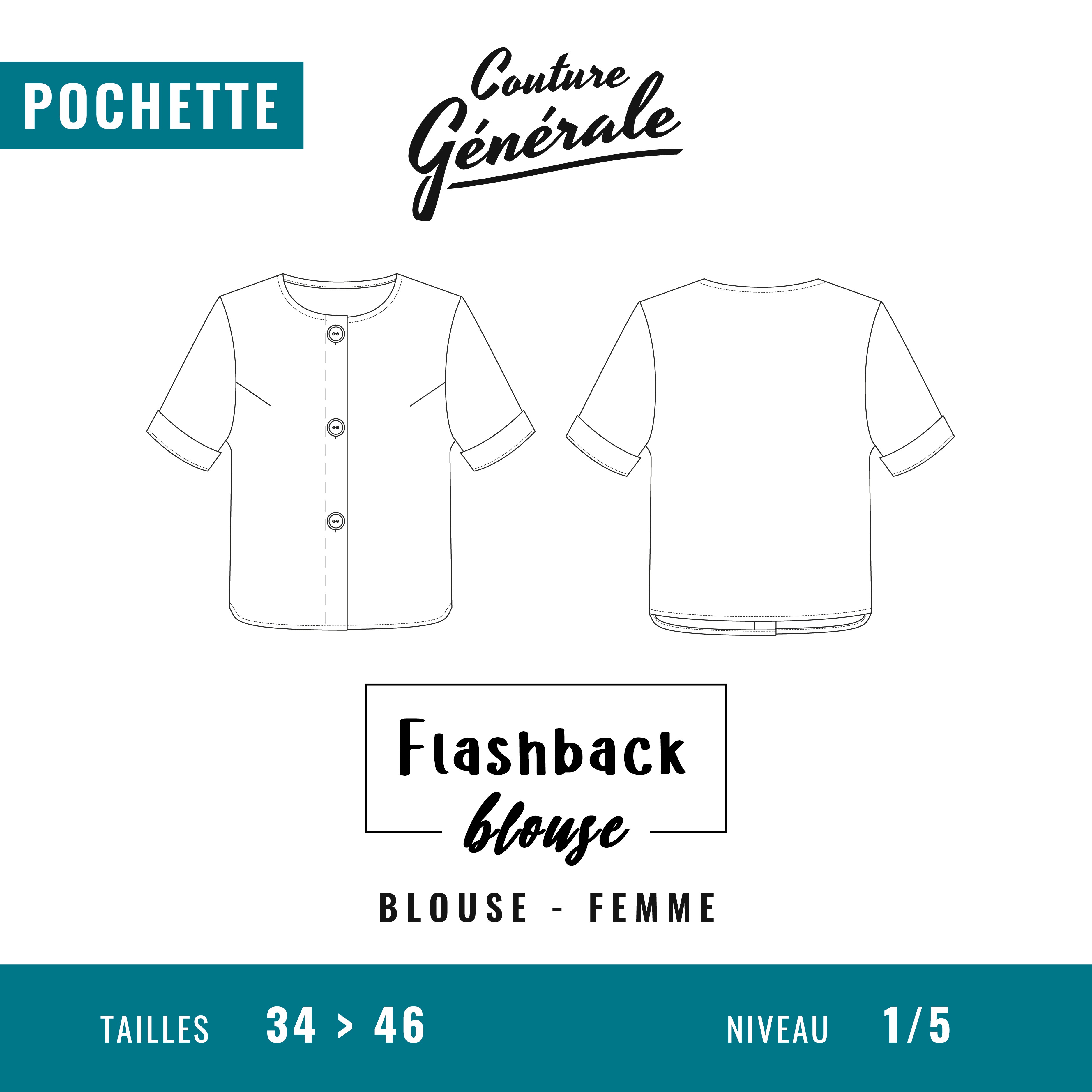 Patron Couture Générale Blouse Flashback blouse