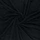 Tissu jersey viscose côtelé - noir x 10cm