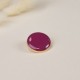 Bouton métal Clarence - violet