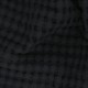 Tissu coton nid d'abeille XL Barbade - noir x 10cm