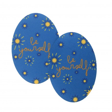 Coudières Genouillères thermocollantes Astronimaux - Be yourself (la paire)