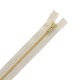 Fermeture à glissière métal séparable 55 cm Edith - beige clair