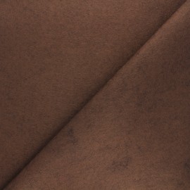Feutrine de laine orange/marron