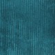 Tissu velours grosses côtes Gênes - bleu pétrole x 10cm