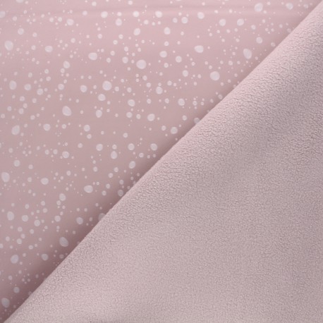 Tissu softshell Saison des pluies - gris foncé x 10cm