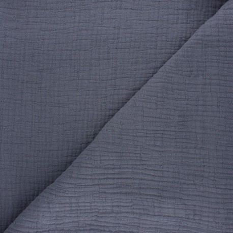 Tissu double gaze bambou uni x 10cm