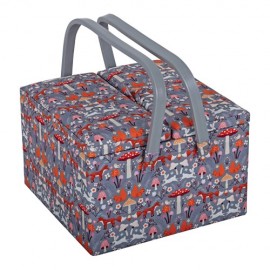 Boite à couture panier - Champignons