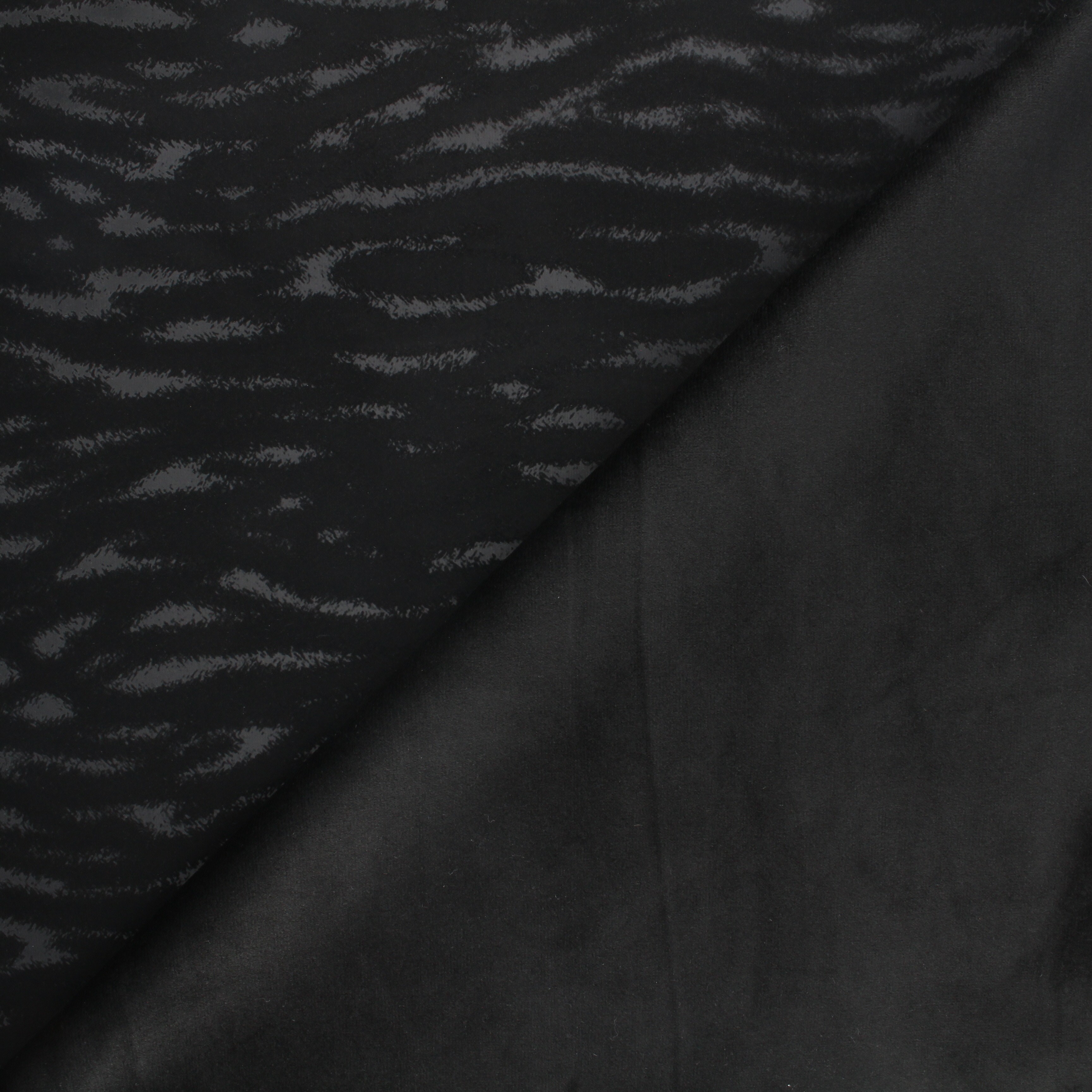 Tissu softshell Zèbre noir MPM