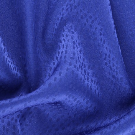 Tissu satin jacquard polyester x 10cm