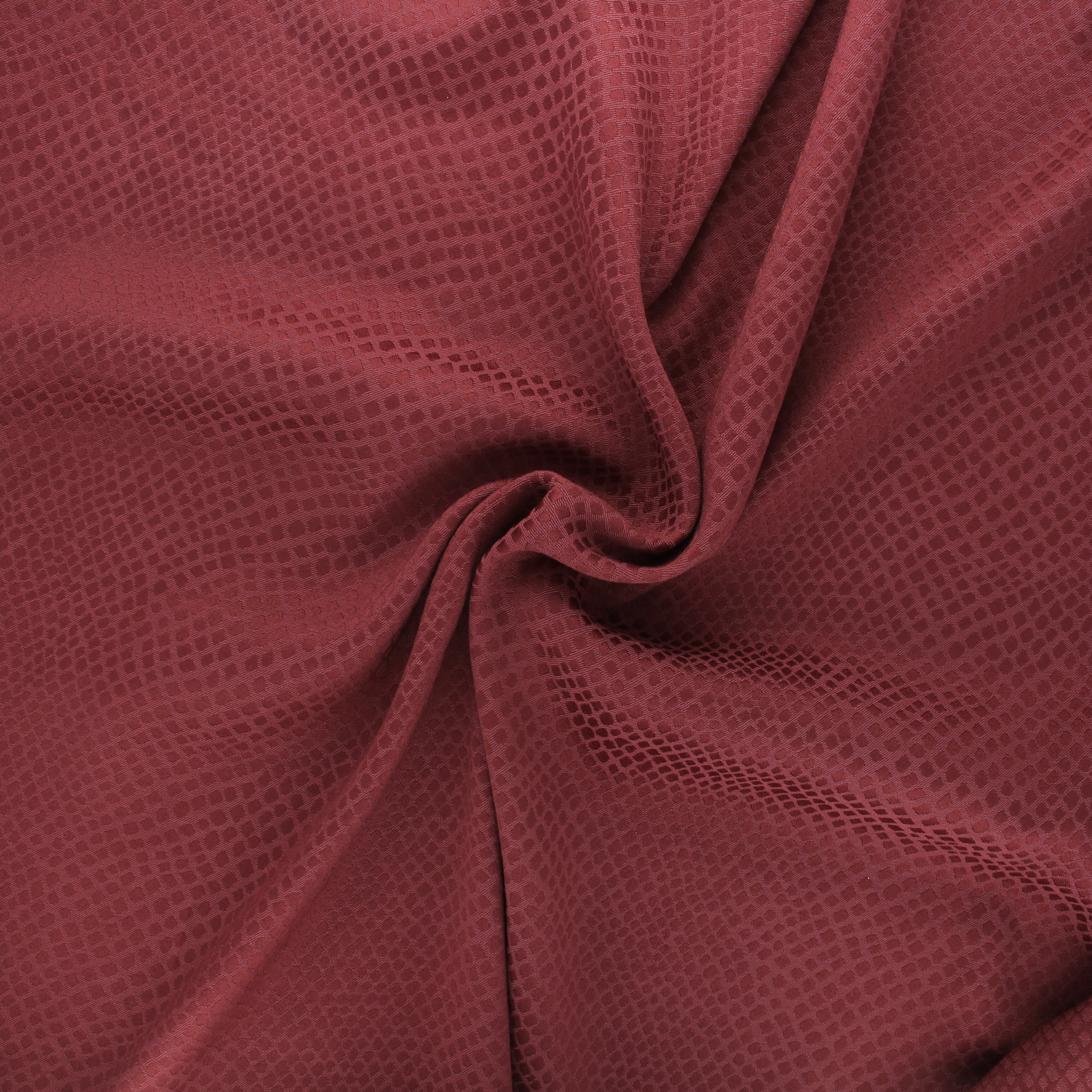 Tissu polyviscose jacquard stretch Fibre Mood Tilda Rouge