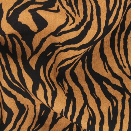 Tissu viscose Zèbre