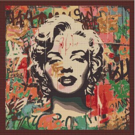 Carré jacquard Norma - multicolore