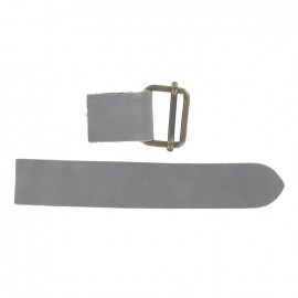 Patte cuir avec coulissant Lazy Gray V2