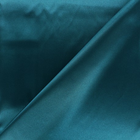 Tissu Satin Lourd Turquoise Intense – Fraîcheur éclatante Pour