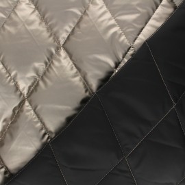 Tissu matelassé doudoune métallisé - doré