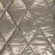Tissu matelassé doudoune métallisé - doré
