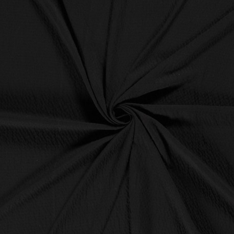 Tissu viscose gaufré élasthanne