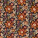 Tissu indien Kamshet - bleu marine