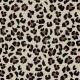 Tissu double gaze de coton Léopard