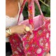 Kit couture - Sac cabas + trousse tissu indien
